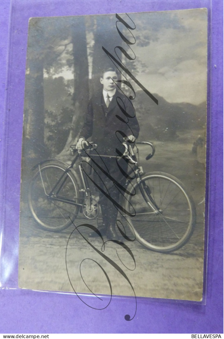 Ancien Velo De Course  Foto Jacqmain Photographe Rue Carnot Antwerpen  Bala? Koersfiets - Cyclisme