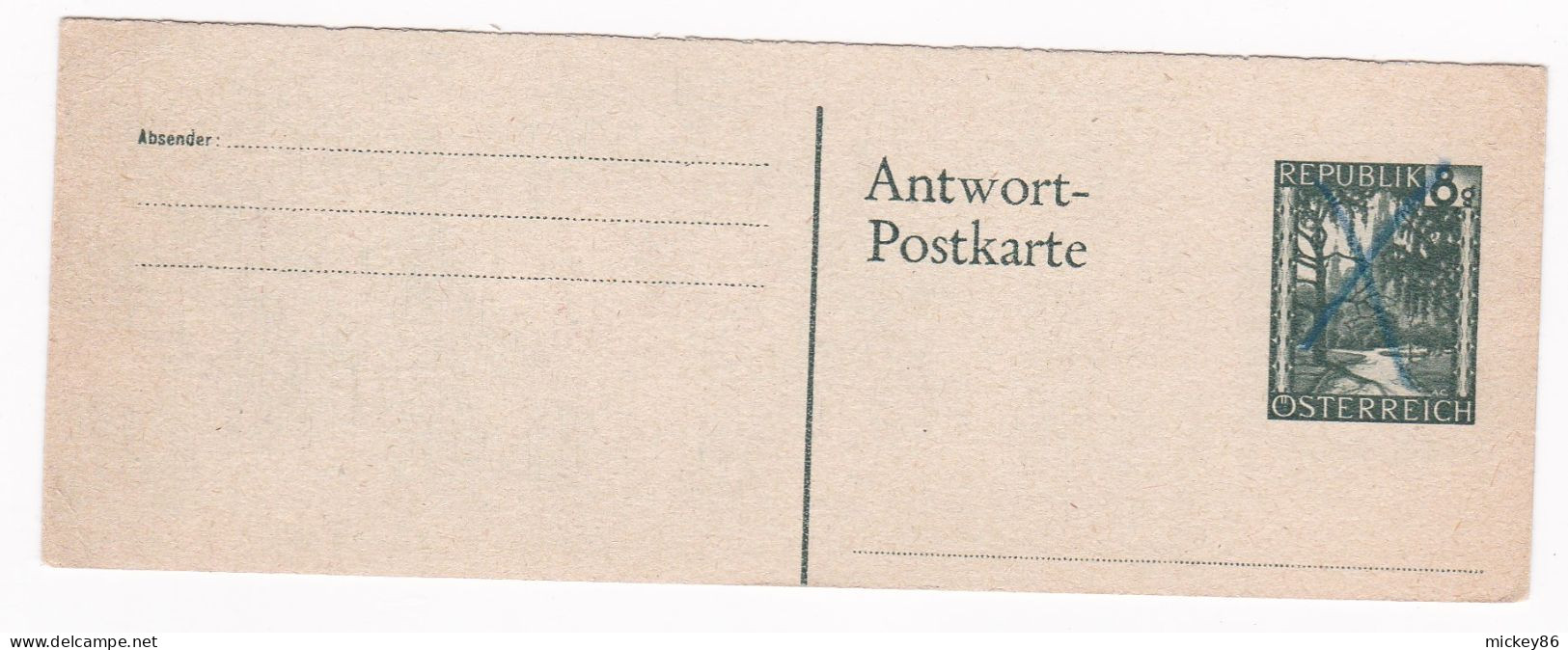 Autriche--Antwort-Postkarte ...............cachet  LINZ  (DONAU) ....3-1050-18  Ay--Osterreich  01 - Autres & Non Classés
