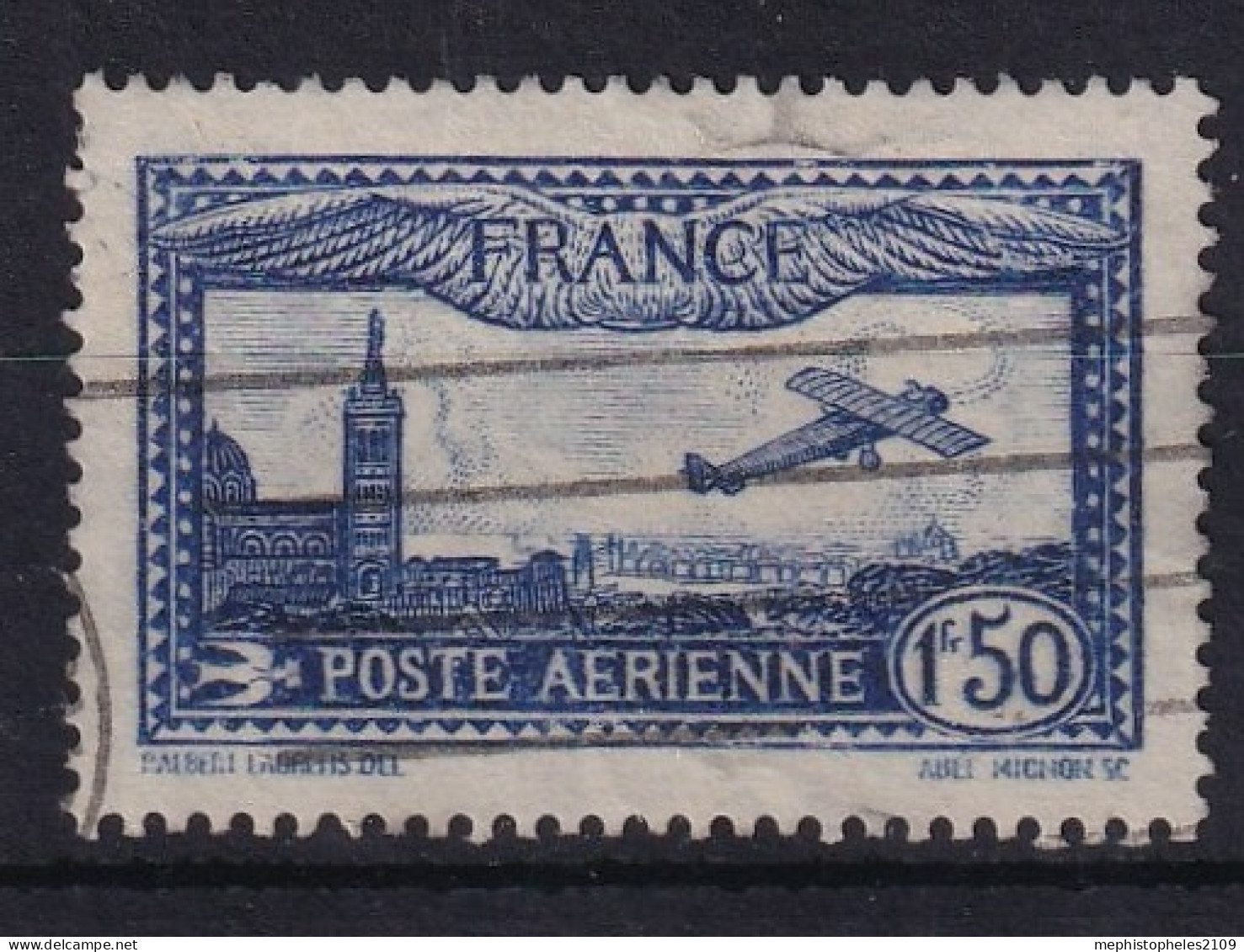 FRANCE 1930 - Canceled - YT 6 - Poste Aérienne - 1927-1959 Afgestempeld