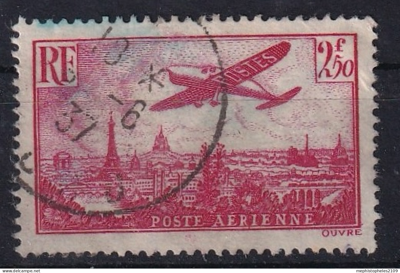 FRANCE 1936 - Canceled - YT 11 - Poste Aérienne - 1927-1959 Oblitérés