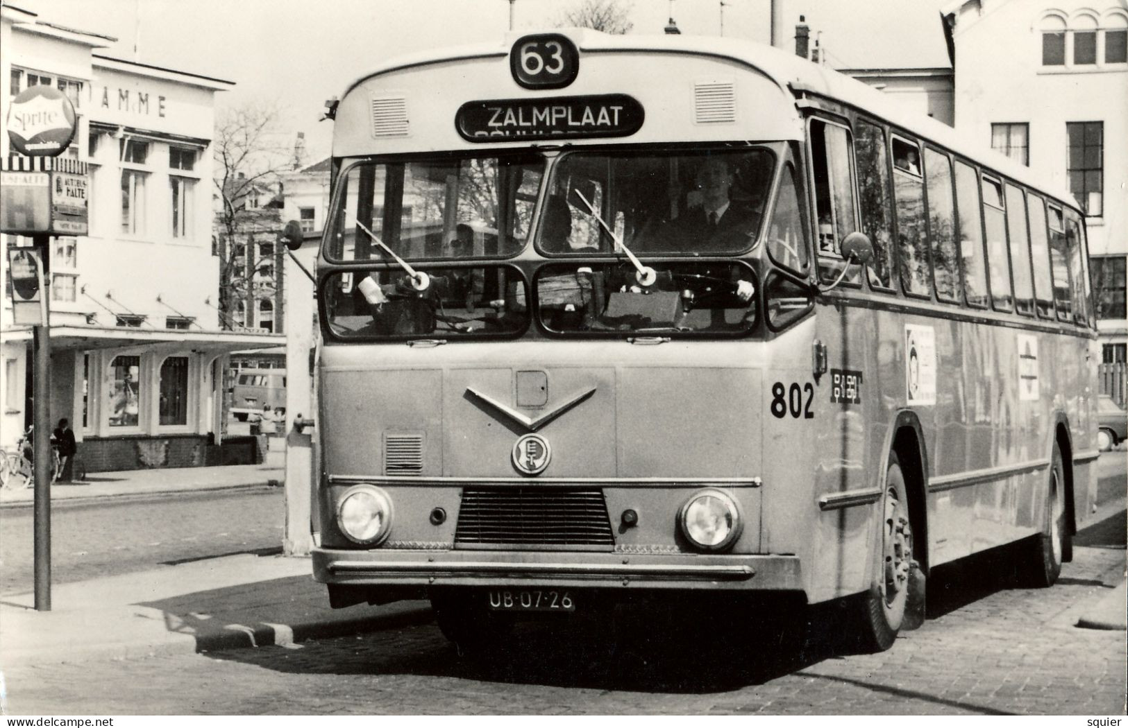 Rotterdam, Bus 63, Kromhout, Rochussenstraat, 1967 - Rotterdam