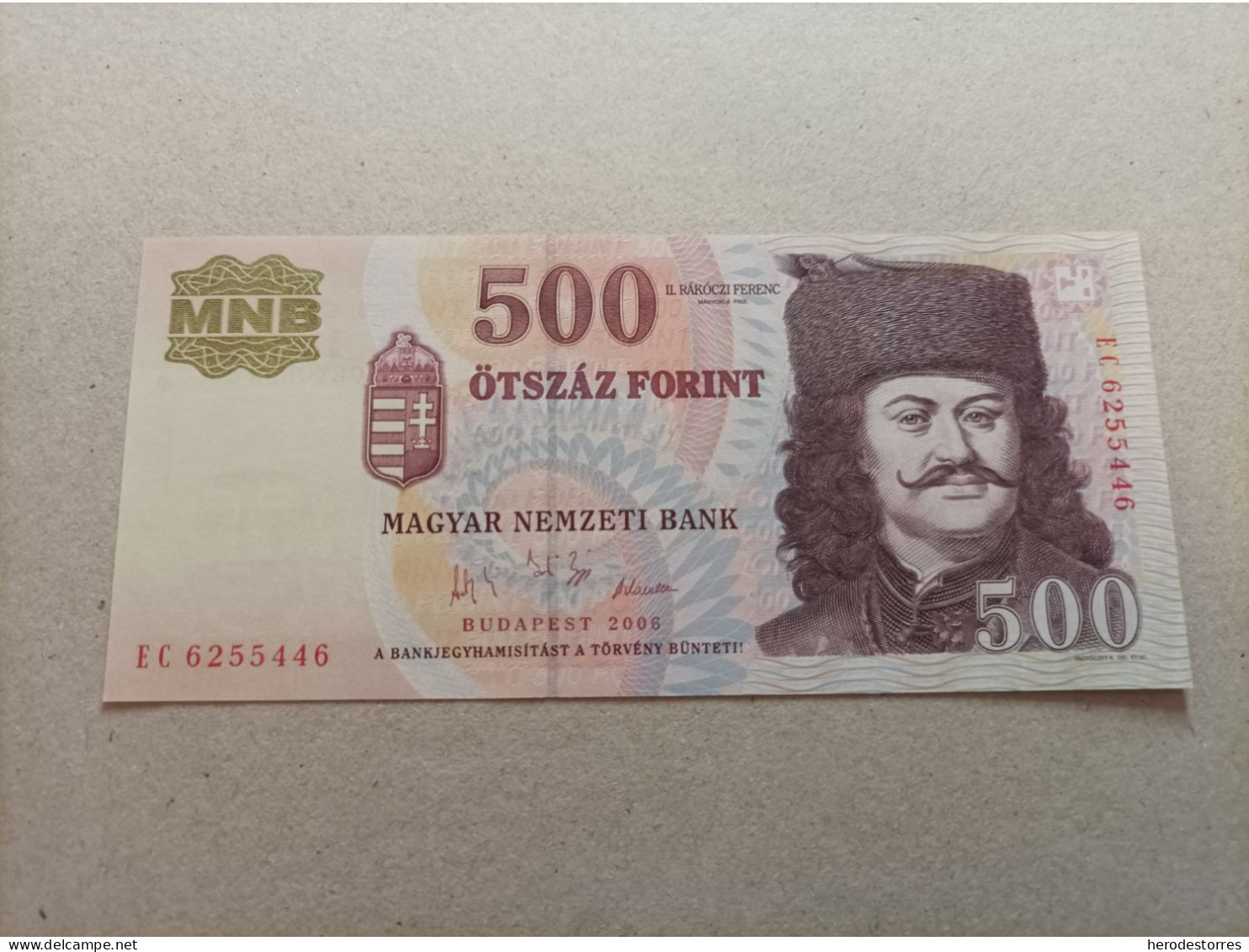 Billete De Hungría, 500 Florines, Año 2006, UNC - Ungarn