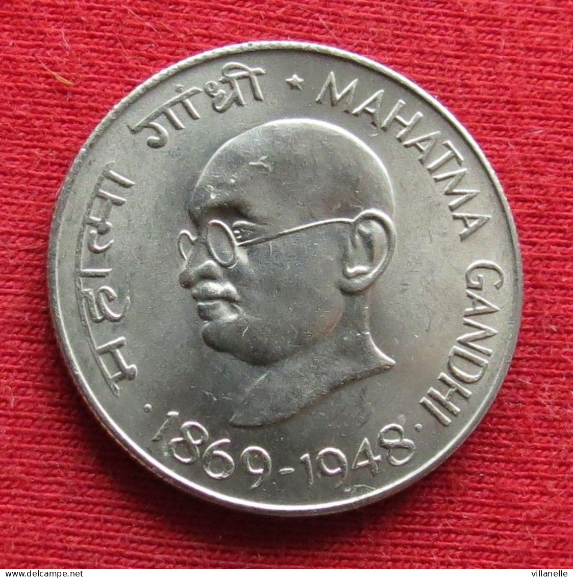 India 50 Paise 1969 B KM# 59  *VT Mahatma Gandhi 1869 - 1948 Inde Indien Indies Indes - Inde