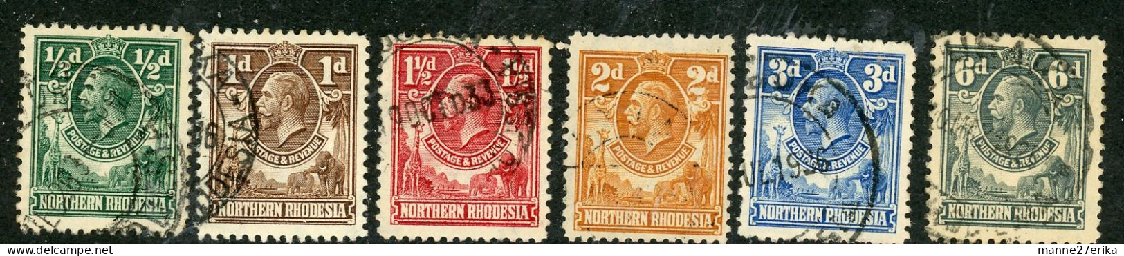 Northern  Rhodesia USED 1925-29 - Rhodésie Du Nord (...-1963)