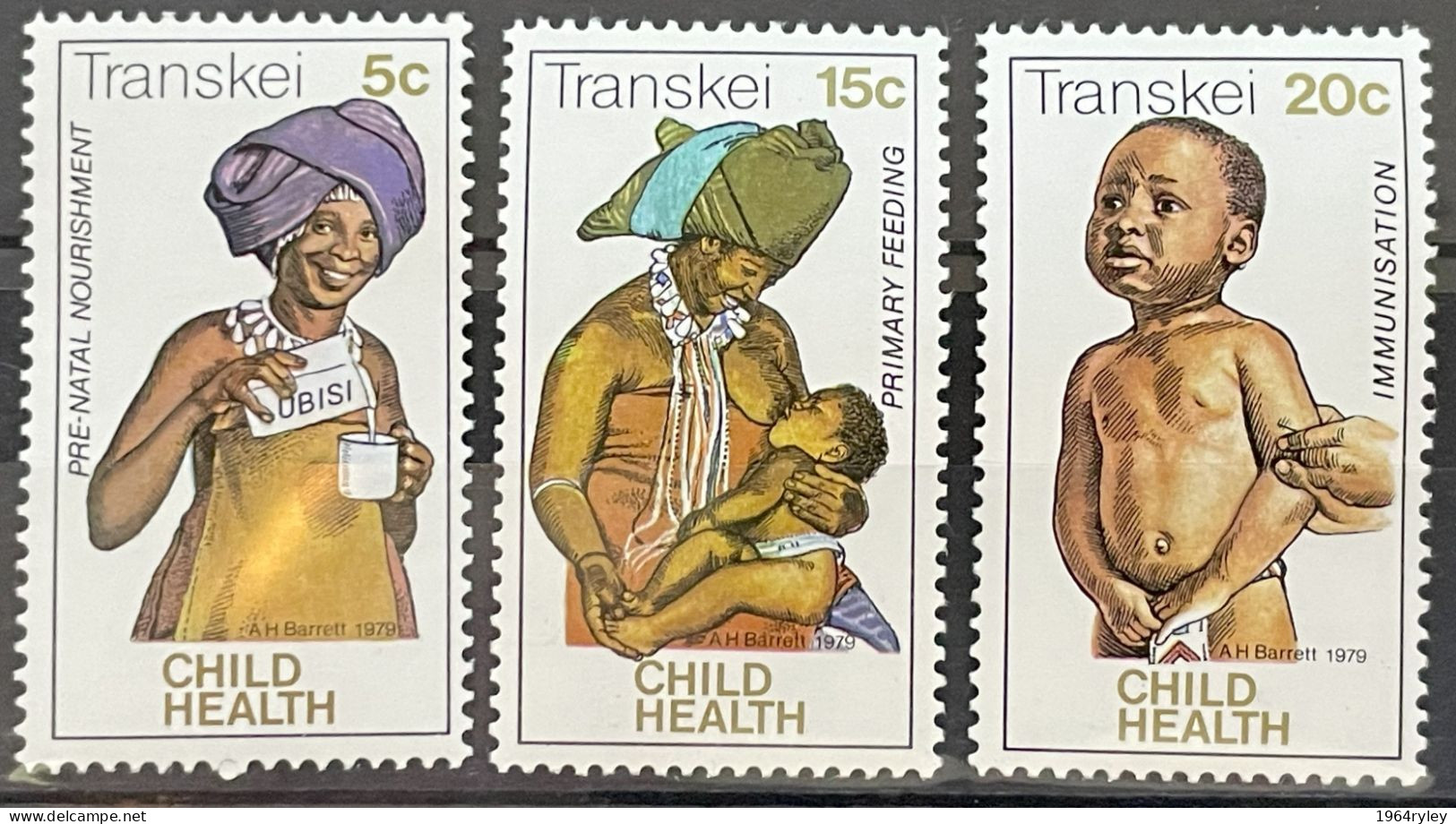 TRANSKEI -  MNH** - 1979  YEAR OF THE CHILD - # 62/64 - Transkei