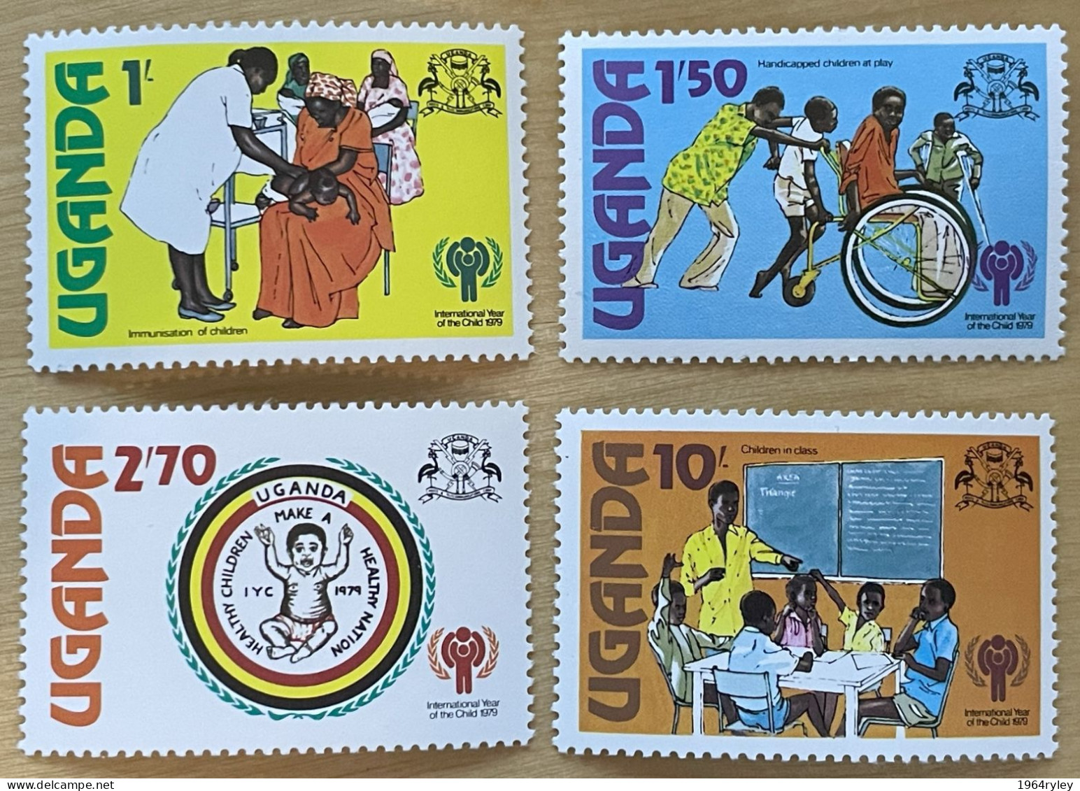 UGANDA -  MNH** - 1979  YEAR OF THE CHILD - # 210/213 - Ouganda (1962-...)