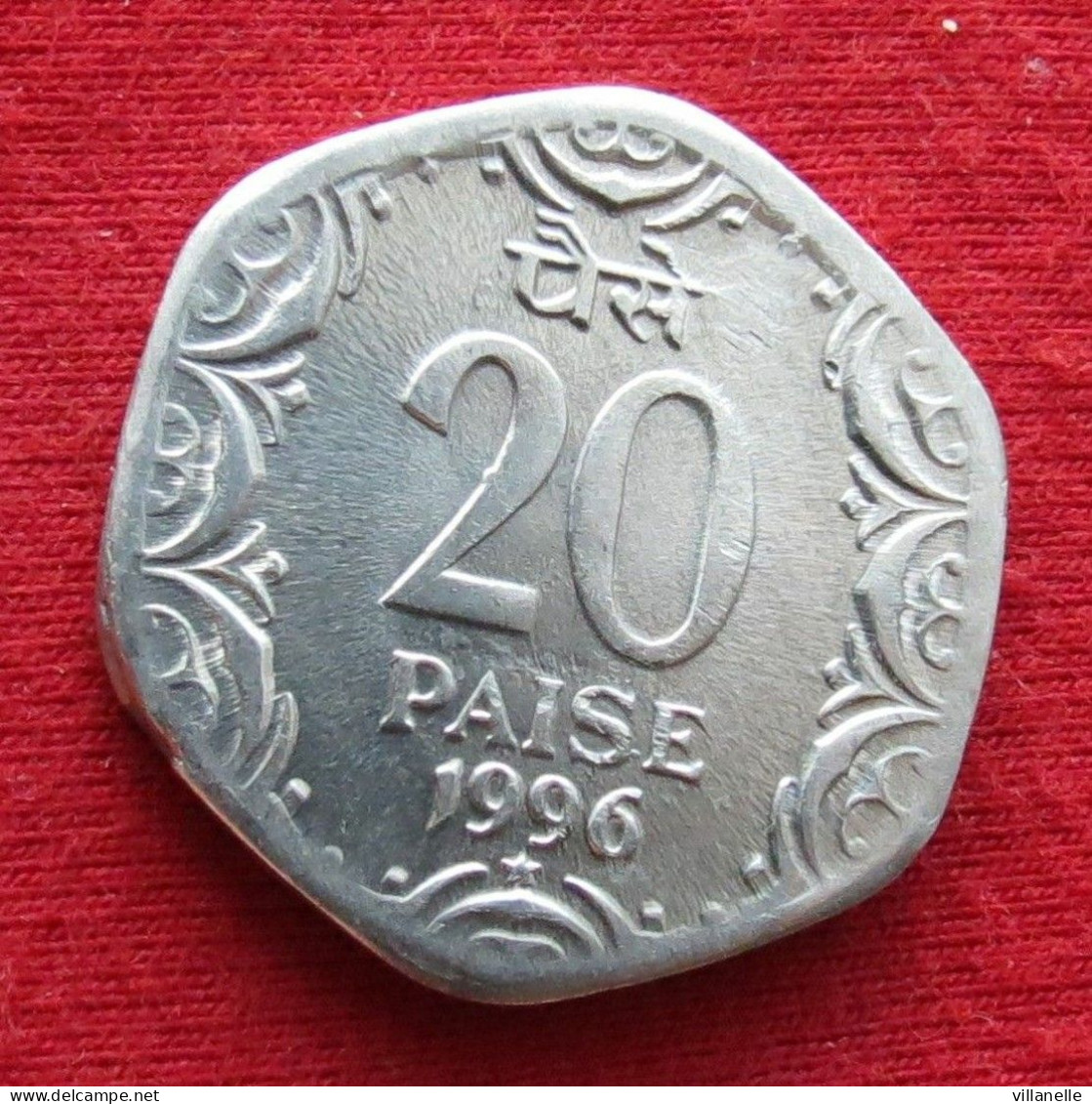 India 20 Paise 1996 H KM# 44 Rare *VT Hyderabad Mint Inde Indien Indies - Inde