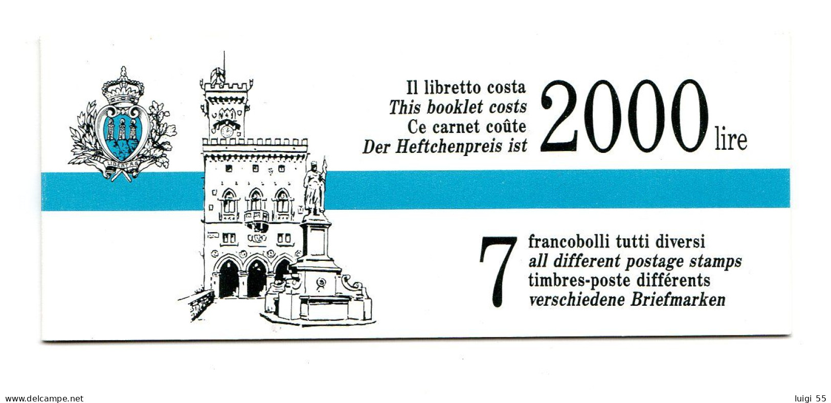 SAN MARINO - 1992 - Libretto Attrattive Turistiche - - Markenheftchen