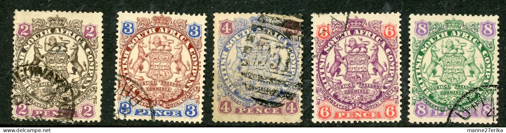 Rhodesia USED 1898 - Southern Rhodesia (...-1964)