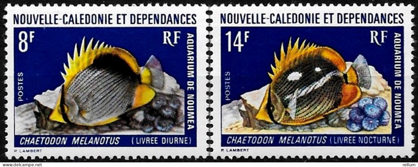 Nouvelle Calédonie 1973 - Yvert N° 387/388 - Michel N° 538/539  ** - Neufs