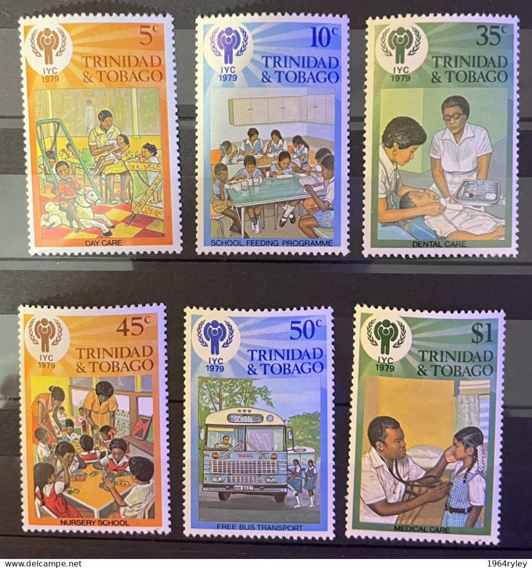 TRINIDAD -  MNH** - 1979  YEAR OF THE CHILD - # 390/395 - Trinidad & Tobago (1962-...)