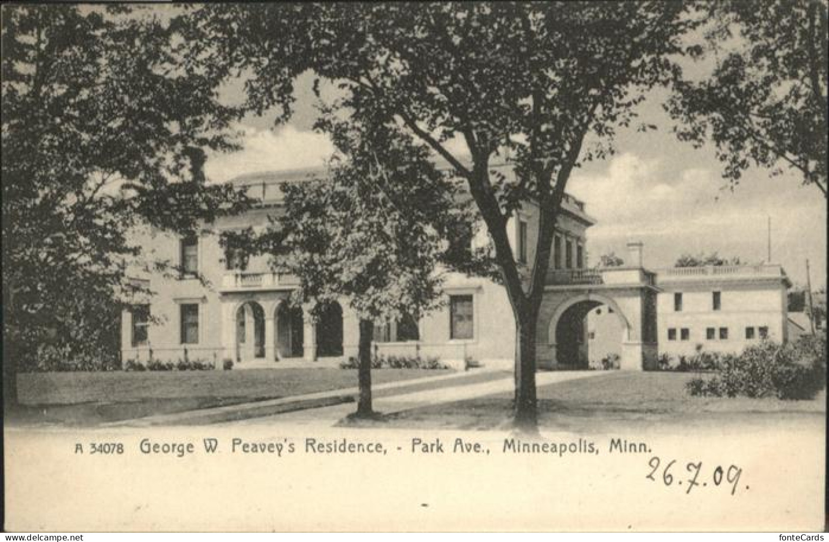11032107 Minneapolis_Minnesota George W Peaveys Residence Park Ave - Andere & Zonder Classificatie
