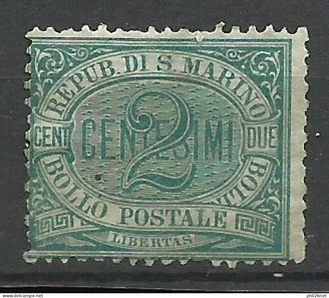 Saint  Marin   N° 1   Neuf  (  *  )       B/TB Voir Scans Soldé ! ! ! - Unused Stamps