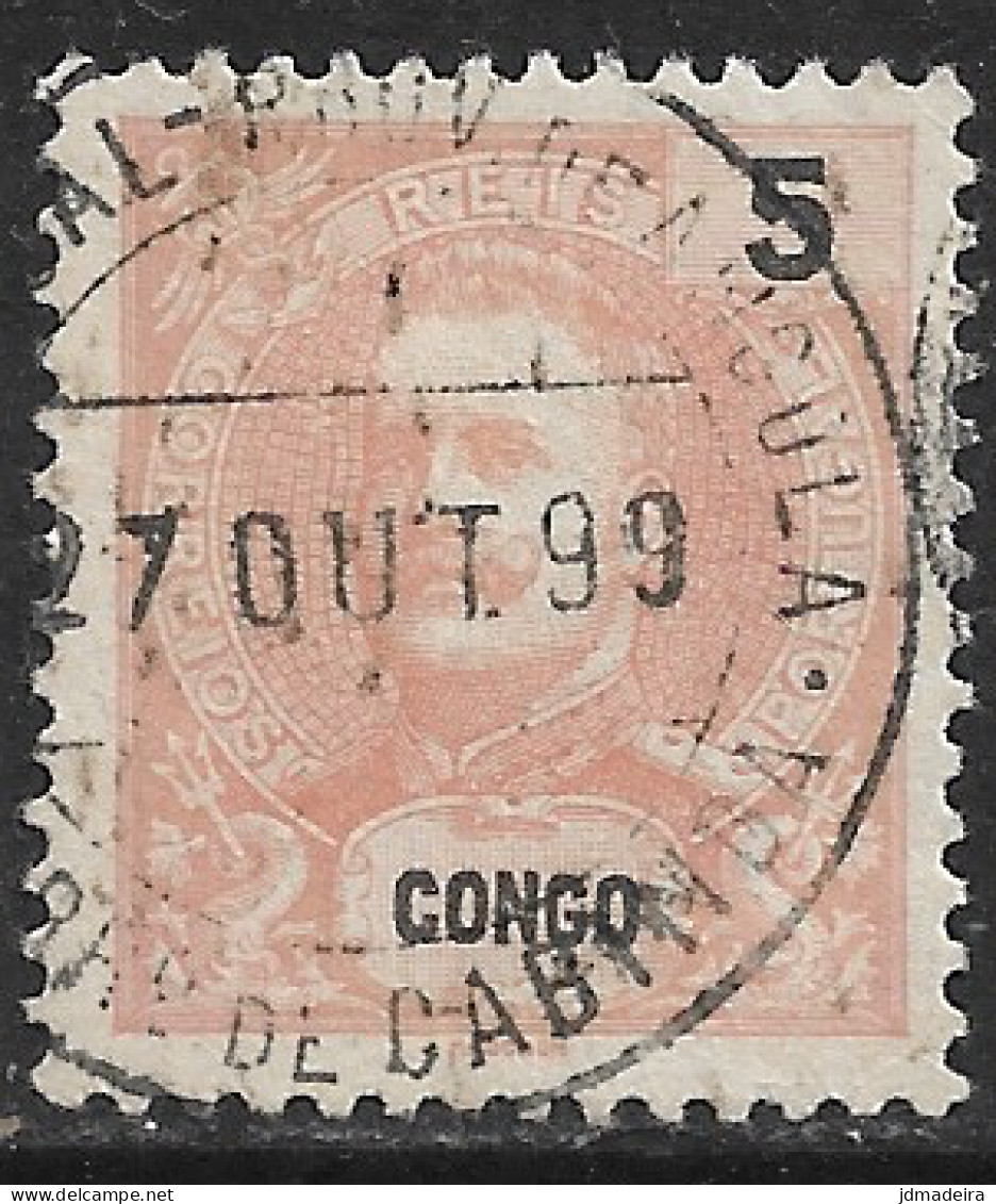 Portuguese Congo – 1898 King Carlos 5 Réis Used Stamp - Congo Portoghese