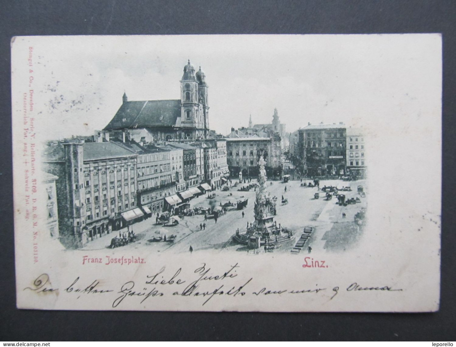 AK LINZ Prägekarte 1899  /// D*57931 - Linz