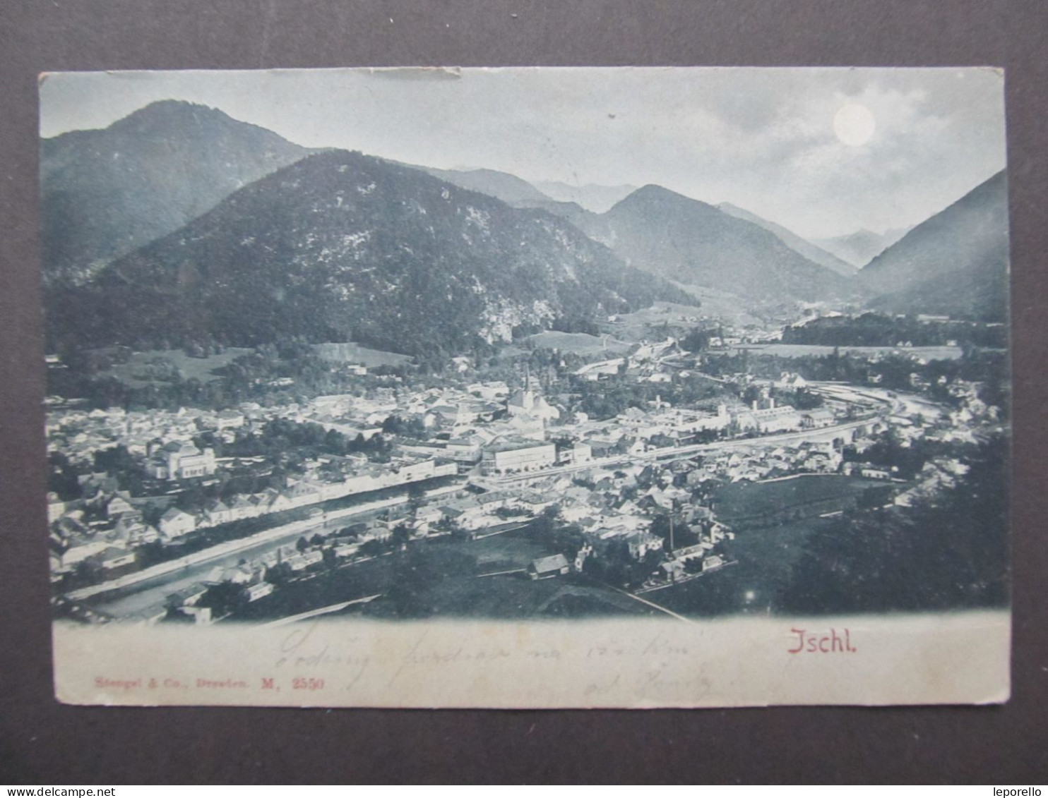 AK BAD ISCHL Mondschein 1900   /// D*57936 - Bad Ischl