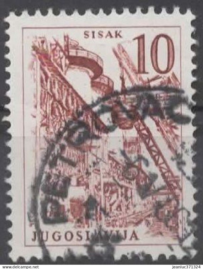 YOUGOSLAVIE N° 854 O Y&T 1961-1962 Aciérie De Sisak - Oblitérés