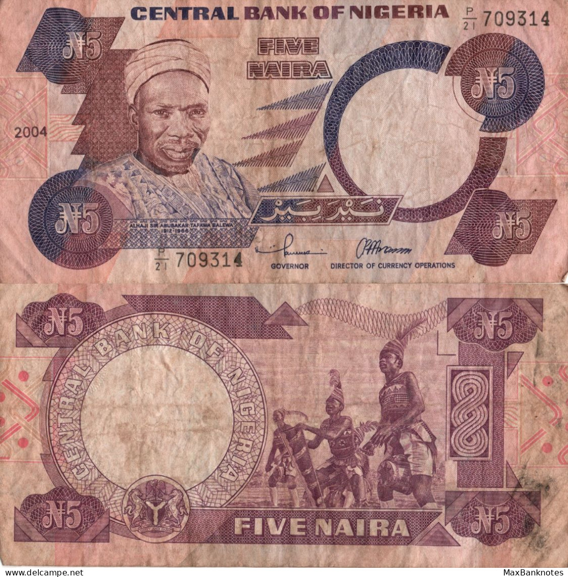 Nigeria / 10 Naira / 2004 / P-24(h) / VF - Nigeria