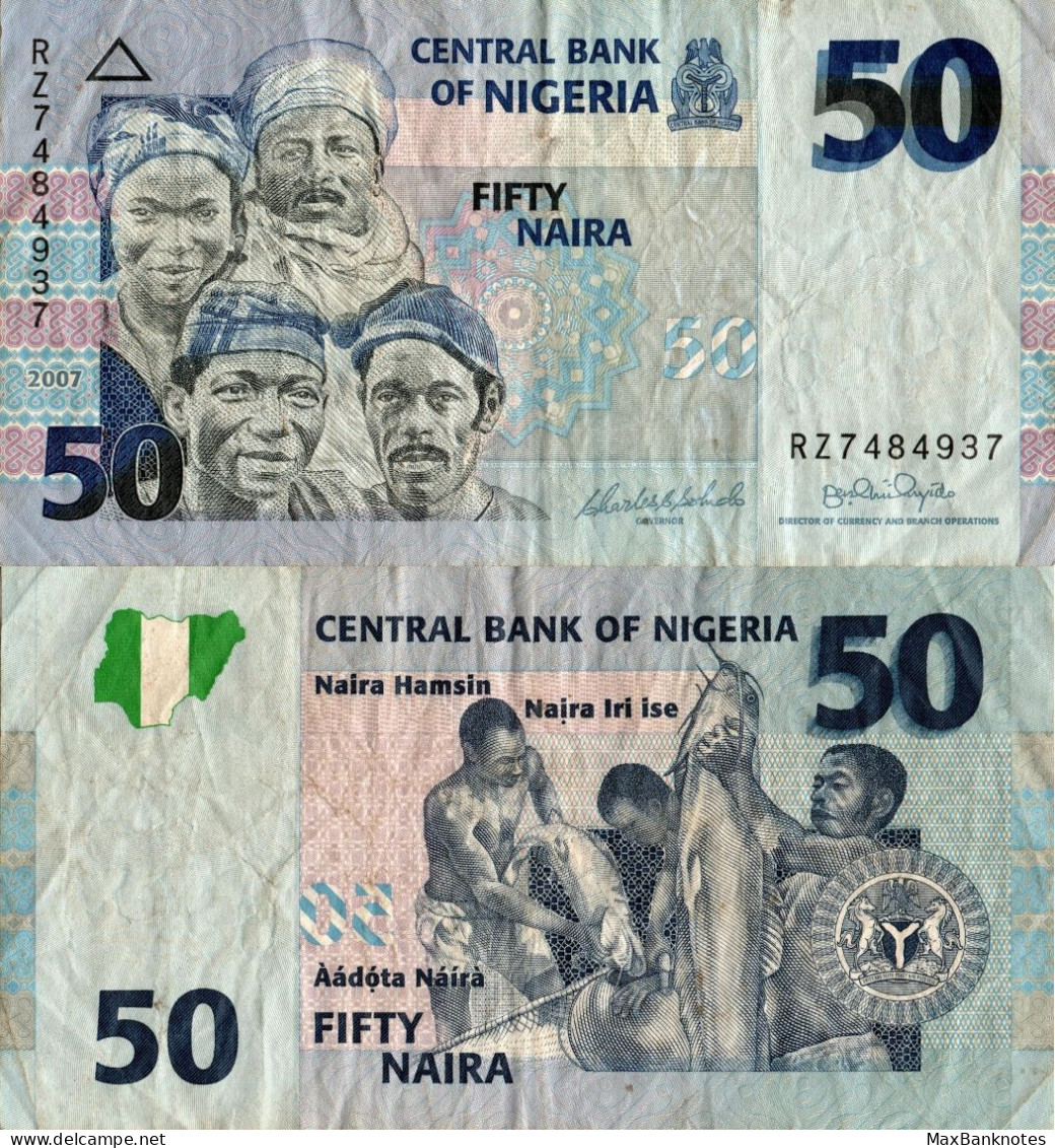 Nigeria / 50 Naira / 2007 / P-35(b) / VF - Nigeria