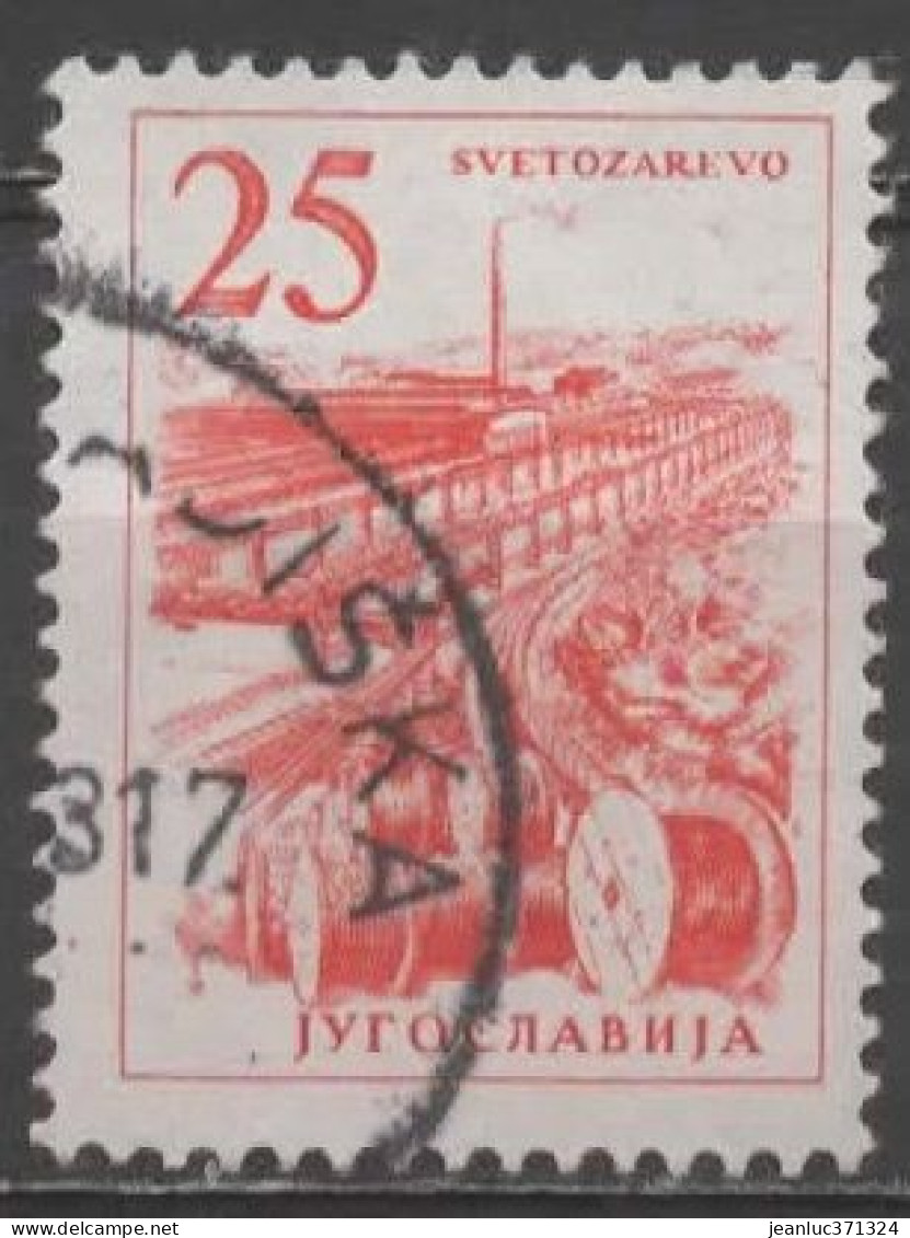 YOUGOSLAVIE N° 857 O Y&T 1961-1962 Usine De Câbles à Stvezarevo - Used Stamps