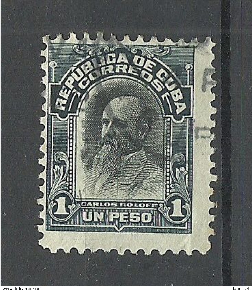 KUBA Cuba 1910 Michel 24 O - Usati