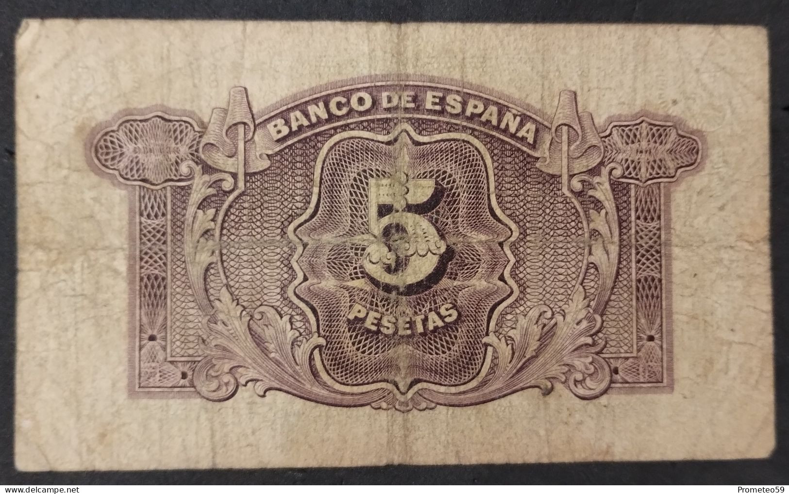 España – Billete Banknote De 5 Pesetas – 1935 - 5 Peseten