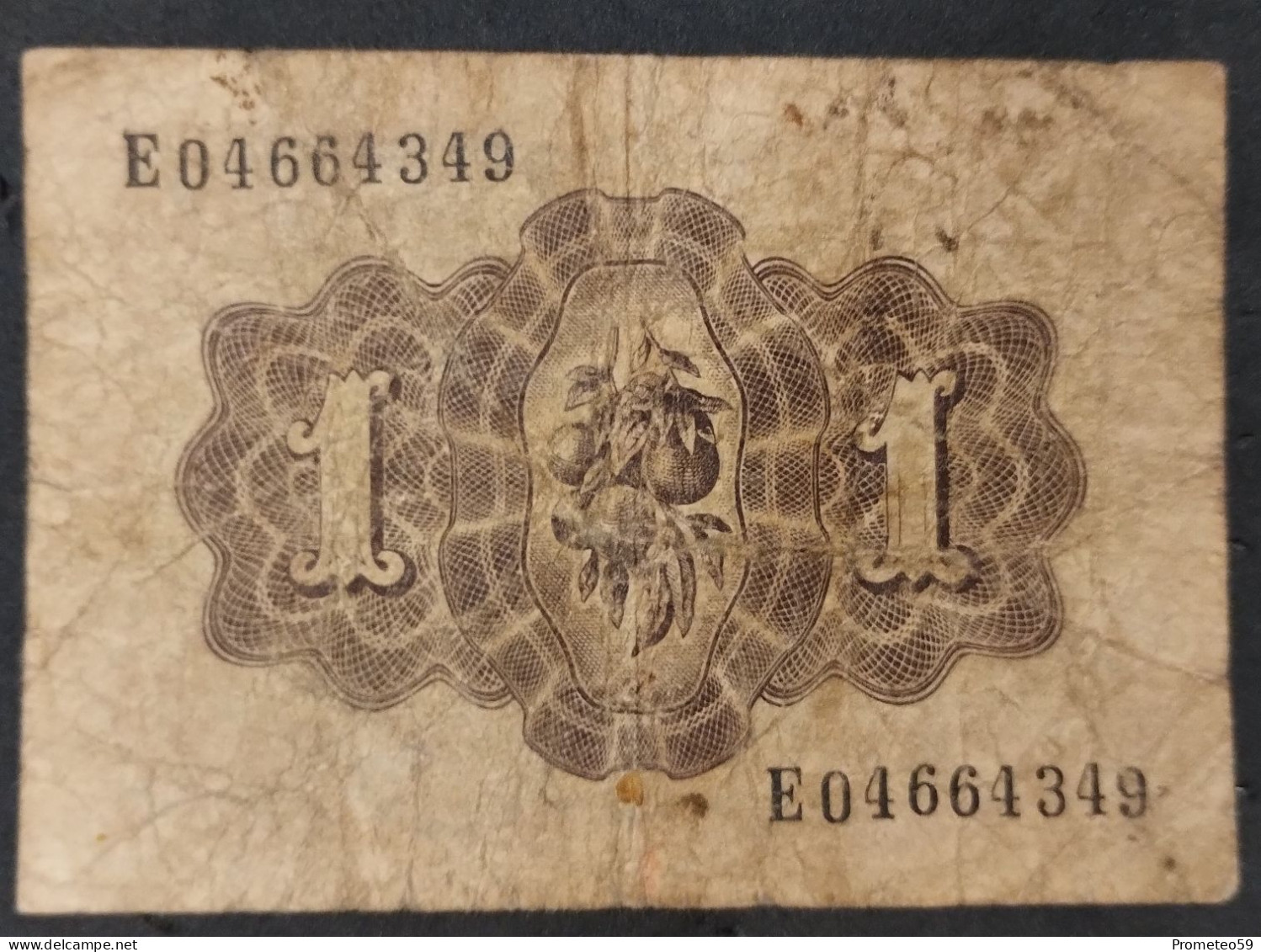 España – Billete Banknote De 1 Peseta – 1948 - 1-2 Peseten