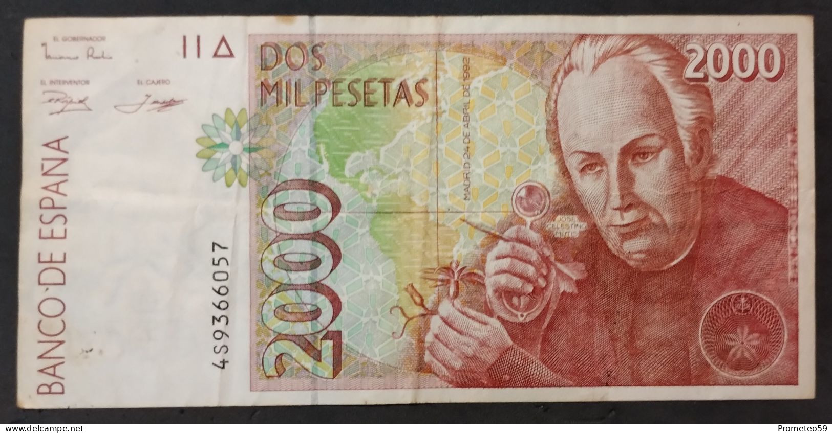 España – Billete Banknote De 2.000 Pesetas – 1992 - [ 4] 1975-… : Juan Carlos I