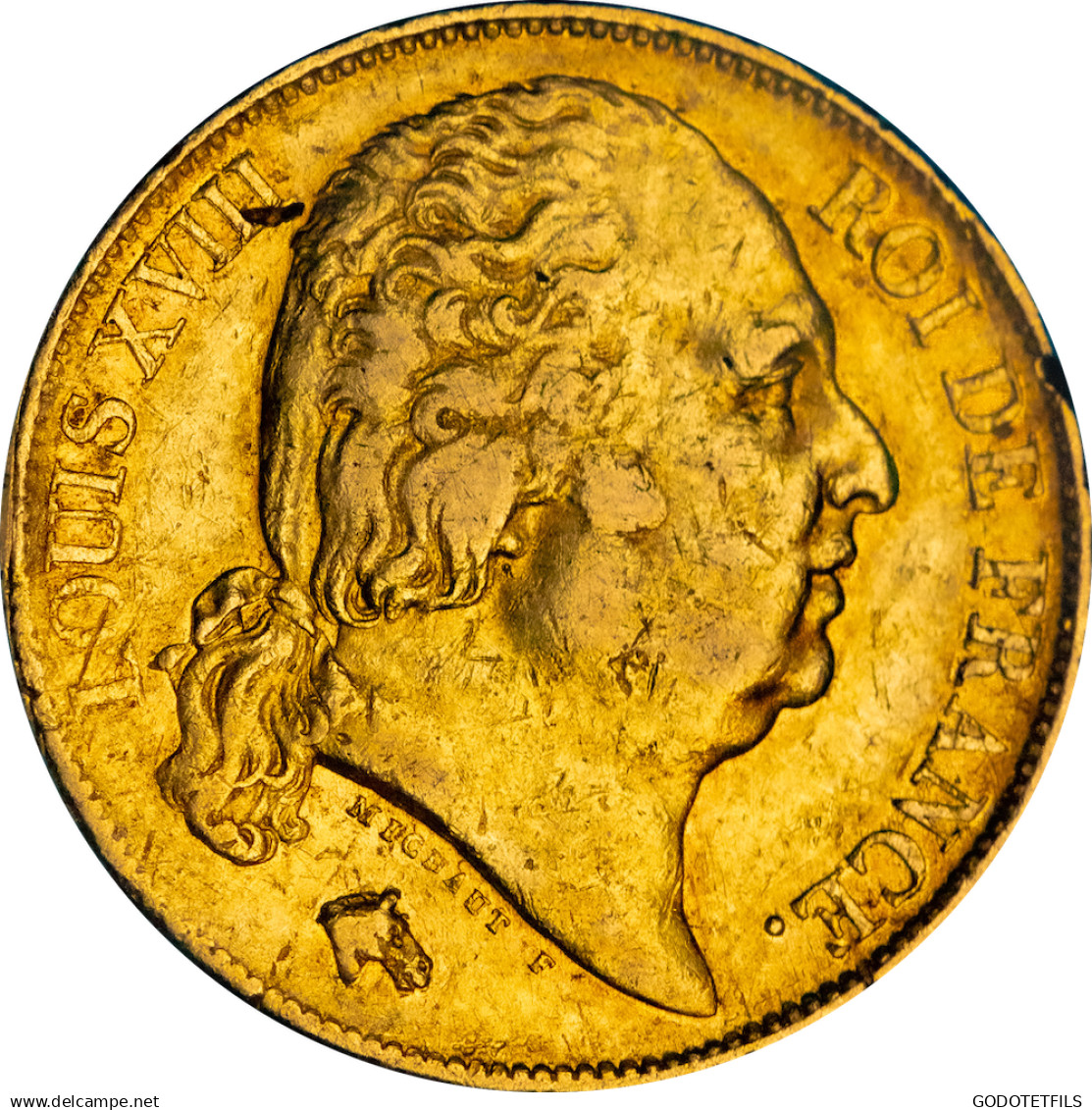 Restauration - 20 Francs Or Louis XVIII 1817 Bordeaux - 20 Francs (or)