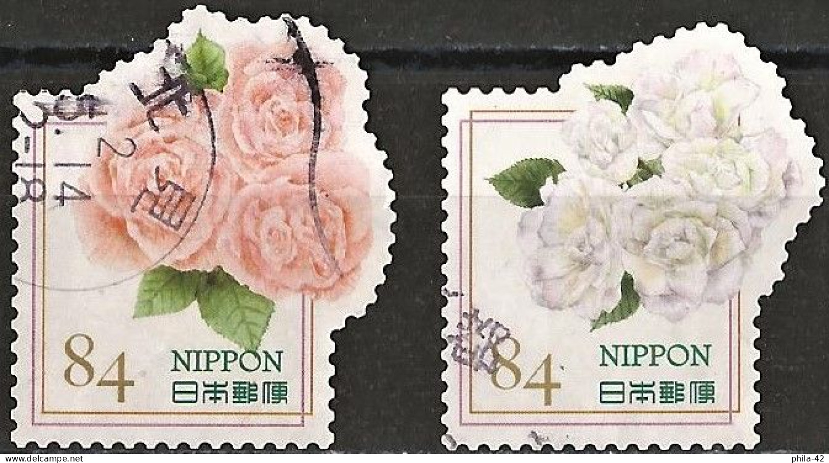 Japan 2020 - Mi 10202/203 - YT 9828/29 ( Flowers :  Roses ) - Oblitérés