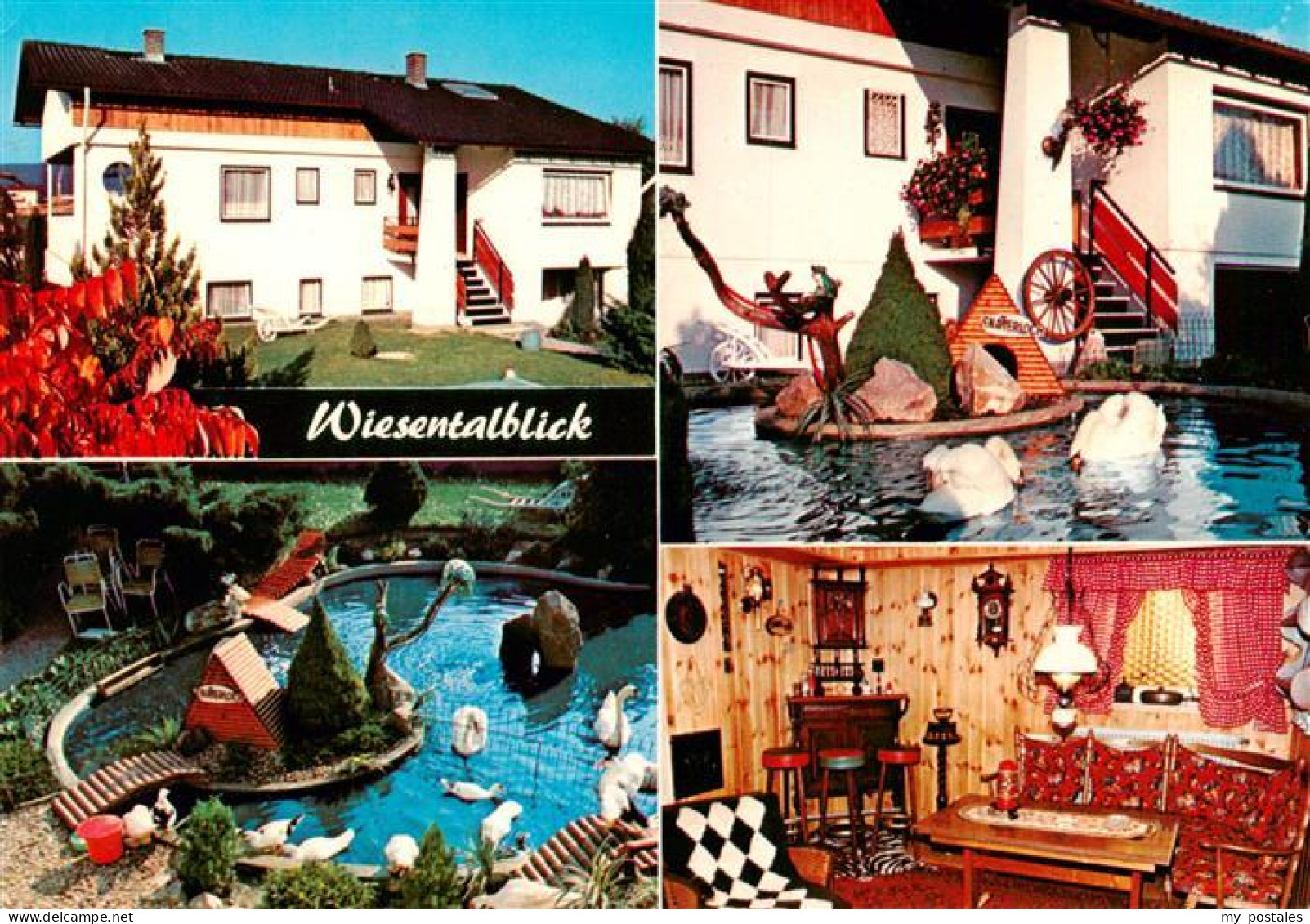 73910379 Erbach Odenwald Haus Wiesentalblick Gaststube Bar Schwanenteich - Erbach