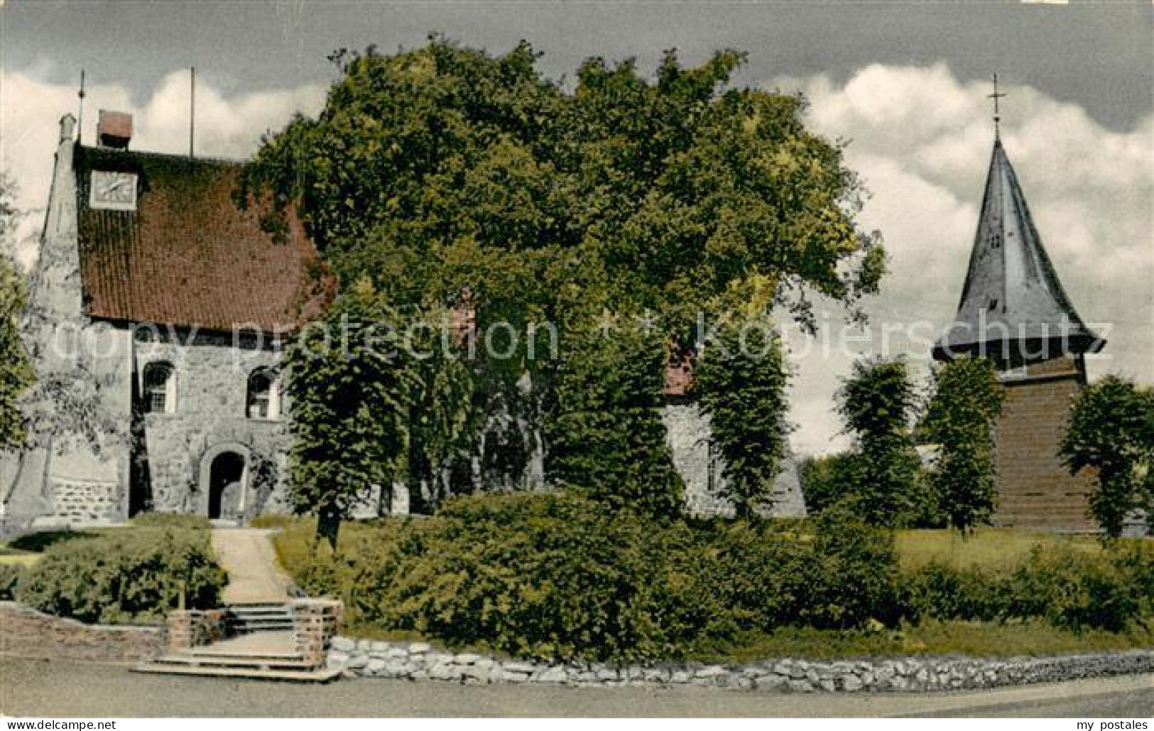 73711530 Hittfeld Kirche Mit Glockenturm Hittfeld - Seevetal