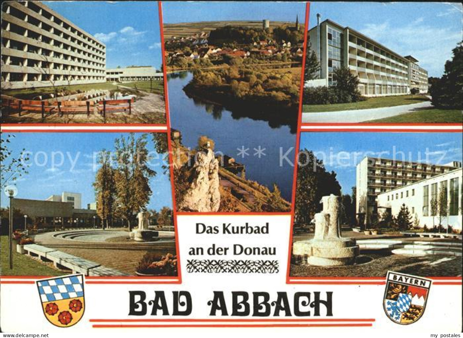 72227284 Bad Abbach Kuranlagen Park Ortsansicht Brunnen Alkofen - Bad Abbach