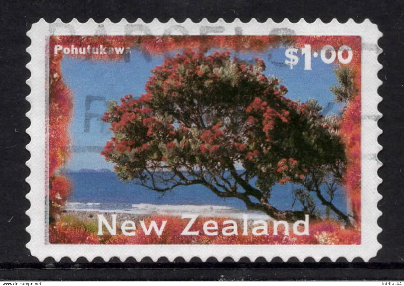 NEW ZEALAND 1996 AIRPOST  $1.00 " POHUTUKAWA " SA.  STAMP VFU - Used Stamps