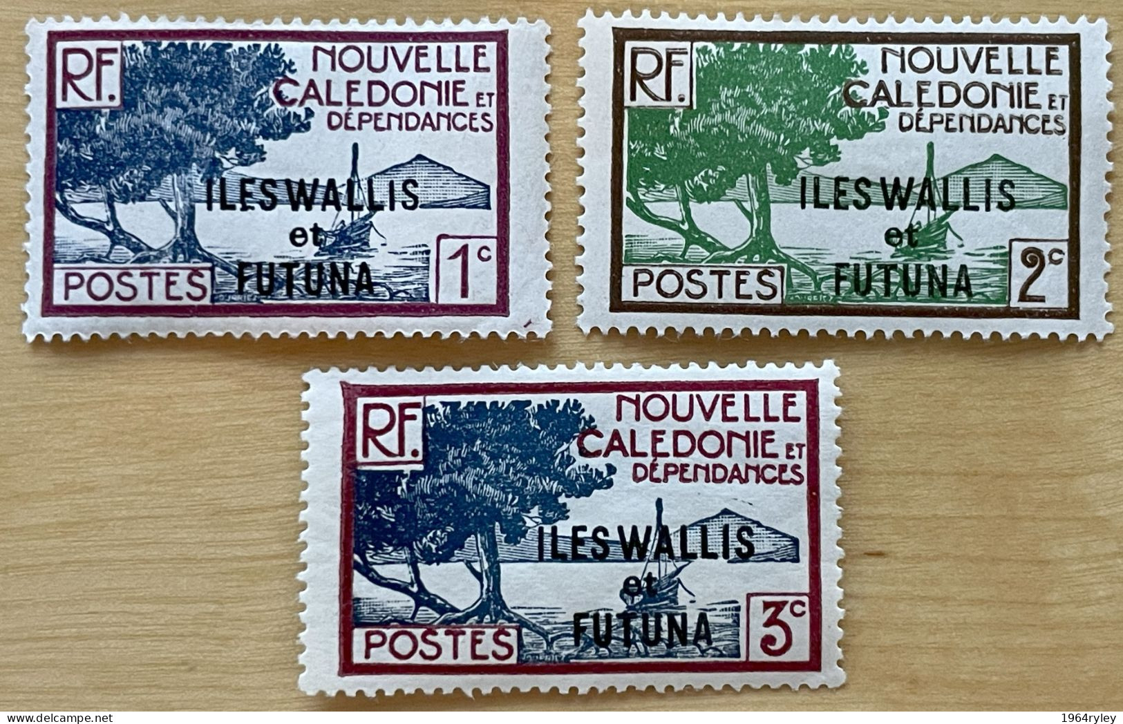 WALLIS - MH* - 1930 - # 43/45 - Unused Stamps