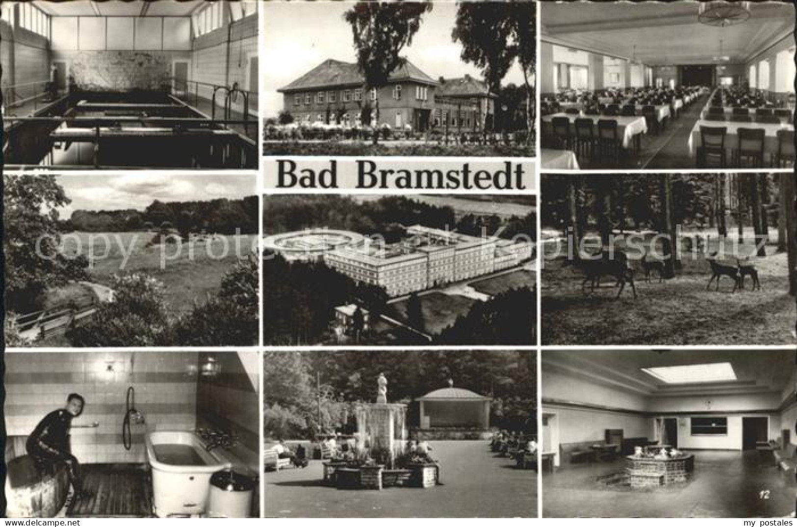 72219237 Bad Bramstedt Hallenbad Park Moorbad Kurhaus Pavillon Speisesaal Wildge - Bad Bramstedt