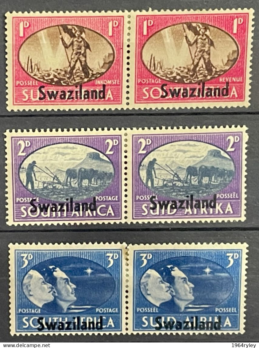 SWAZILAND - MH* - 1945 - # 39/41 - Swasiland (...-1967)