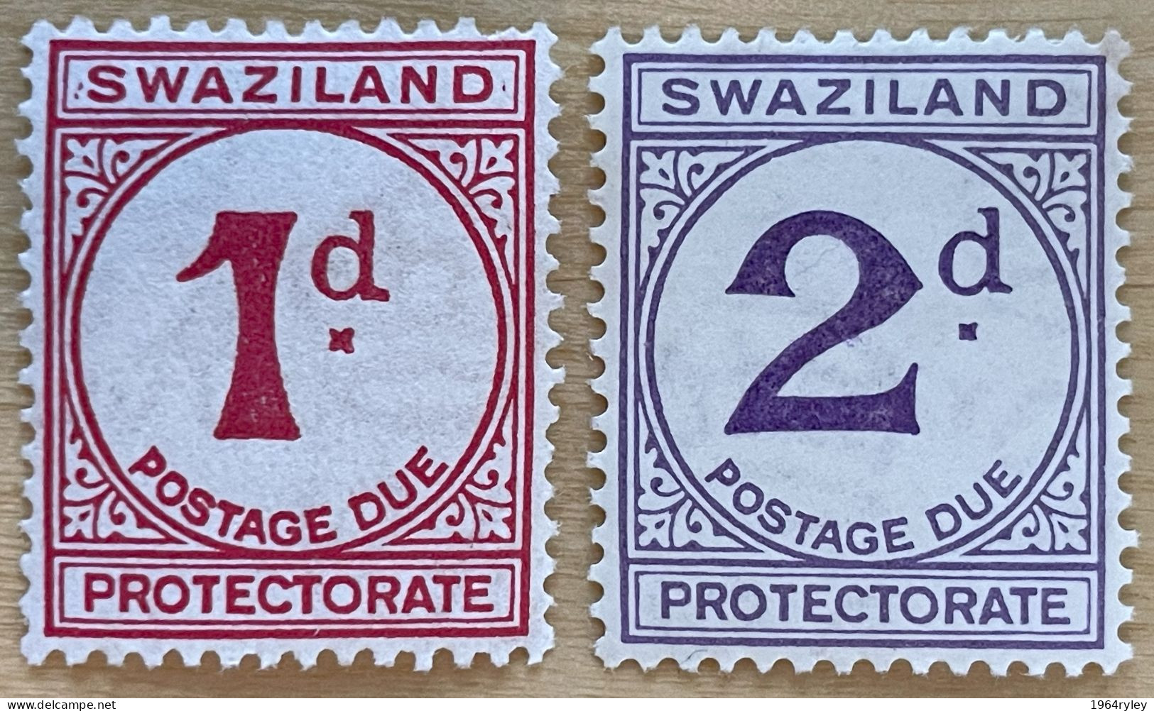 SWAZILAND - MH* - 1933 - # J1/2 - Swaziland (...-1967)