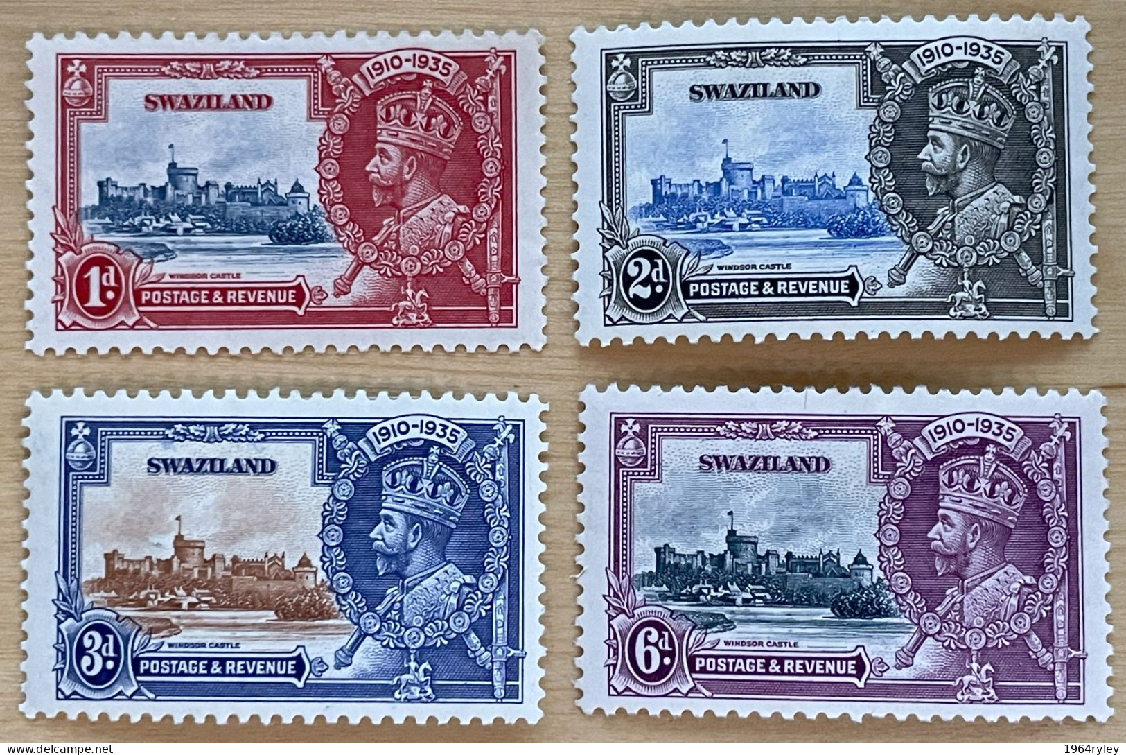 SWAZILAND - MH* - 1935 - # 21/24 - Swasiland (...-1967)