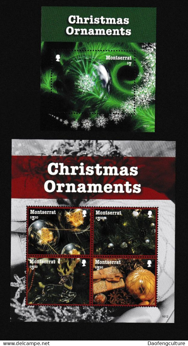 Montserrat 2016 Christmas Ornaments - Montserrat