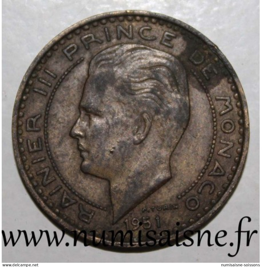 MONACO - KM 131 - 20 FRANCS 1951 - RAINIER III - TB+ - 1949-1956 Anciens Francs