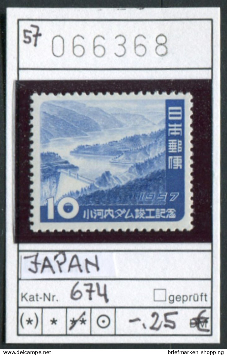 Japan 1957 - Japon 1957 - Nippon 1957 - Michel 674 - ** Mnh Neuf Postfris - Nuevos