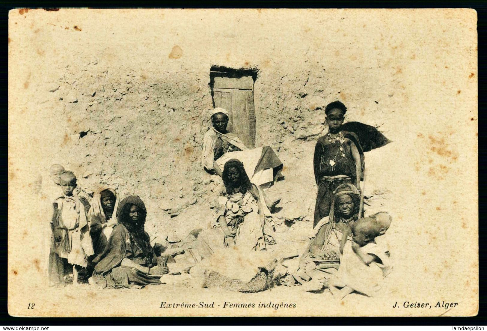 A67  ALGERIE CPA EXTREME SUD - FEMMES INDIGENES - Collections & Lots