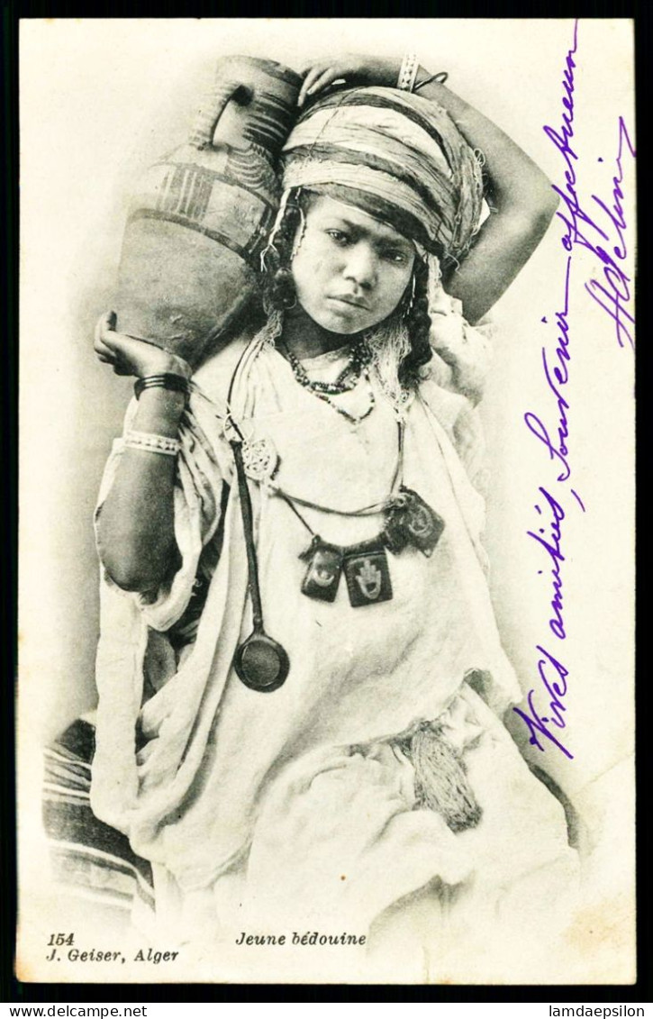 A67  ALGERIE CPA  JEUNE BEDOUINE - Collections & Lots