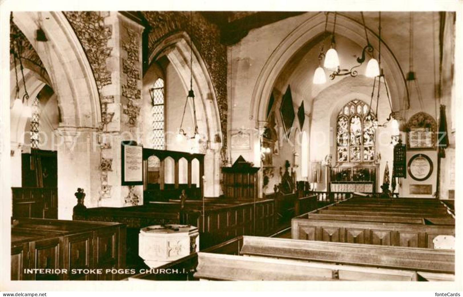 73163753 Stoke Poges Church Interior  - Buckinghamshire