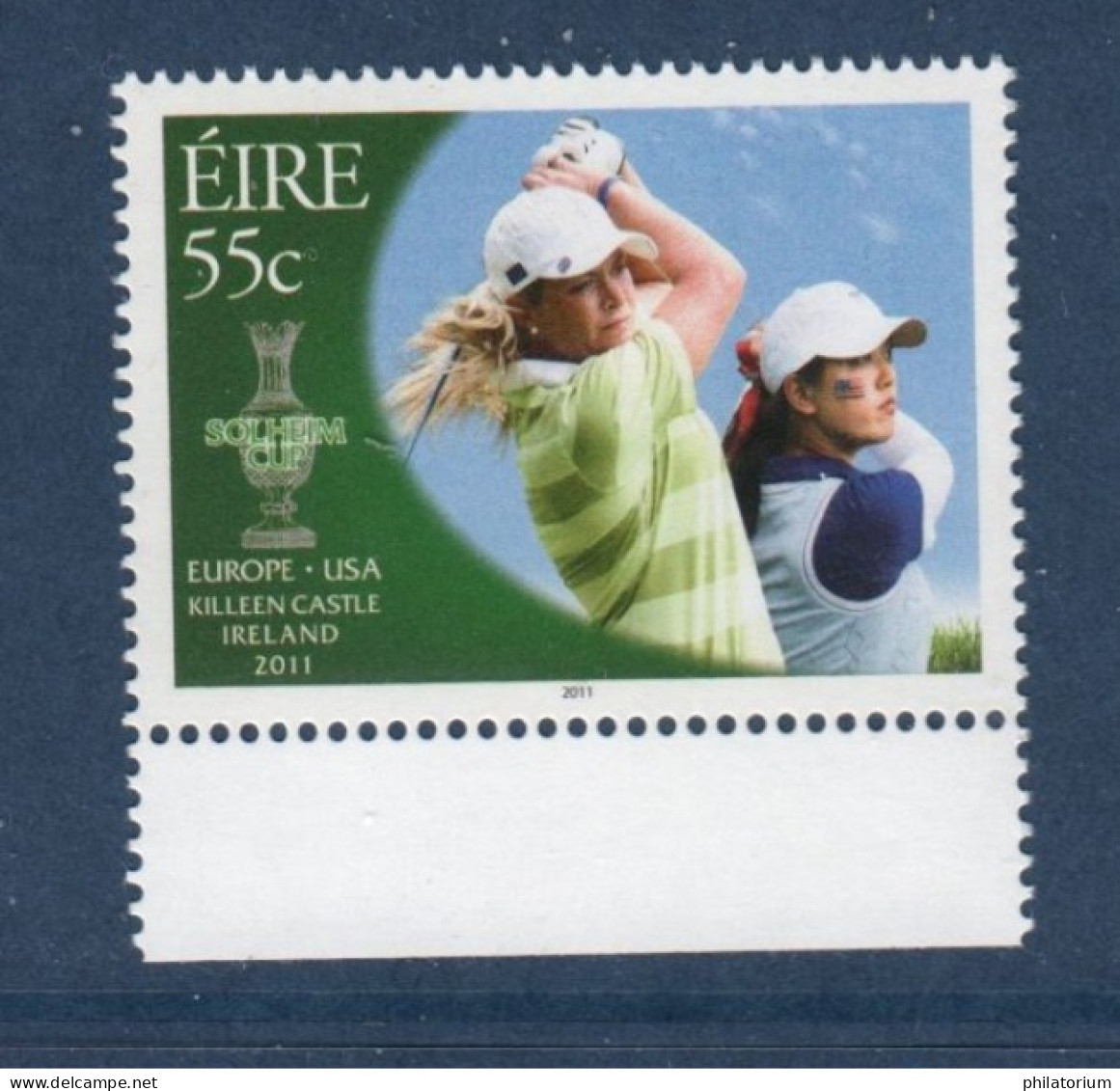EIRE Ireland Irlande, **, Yv 1994, Mi 1991, SG 2091, Golf Féminin, Château De Killeen, 2011, Sport, - Golf