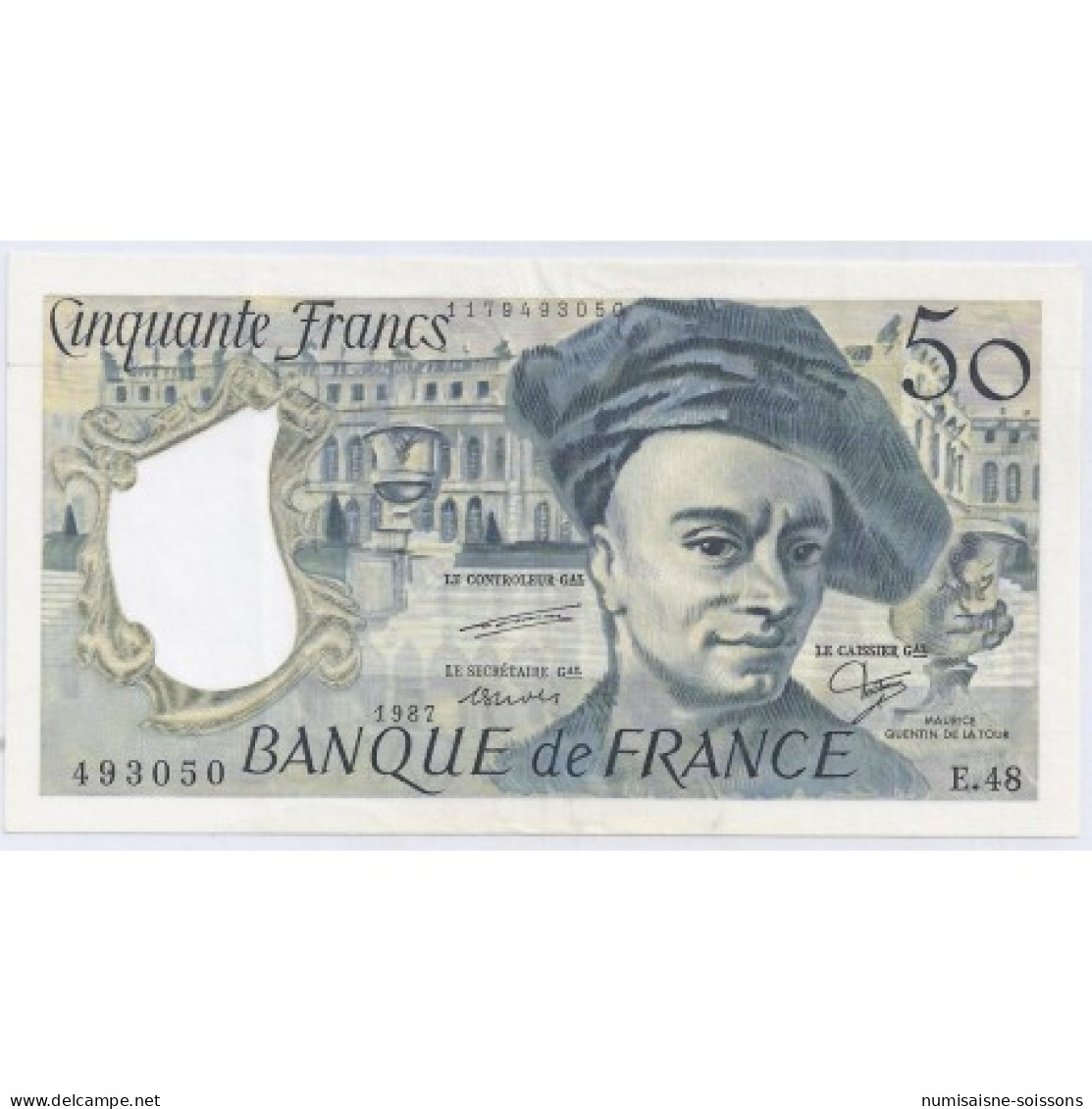 FAY 67/13 - 50 FRANCS QUENTIN DE LA TOUR - 1987 - E.48 - SUPERBE - PICK 152 - 50 F 1976-1992 ''Quentin De La Tour''