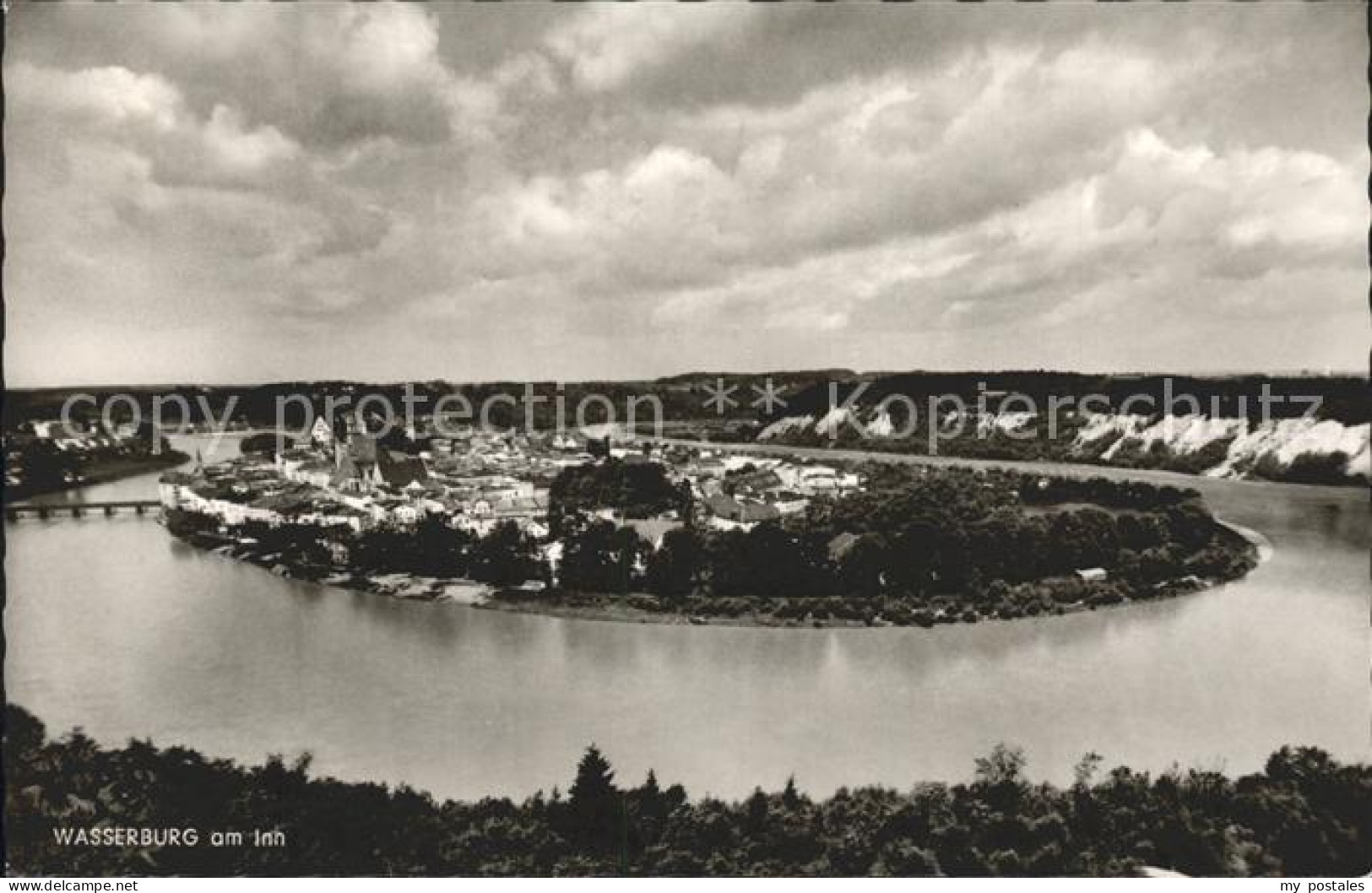 72202517 Wasserburg Inn Fliegeraufnahme Mit Innschleife Wasserburg - Wasserburg (Inn)