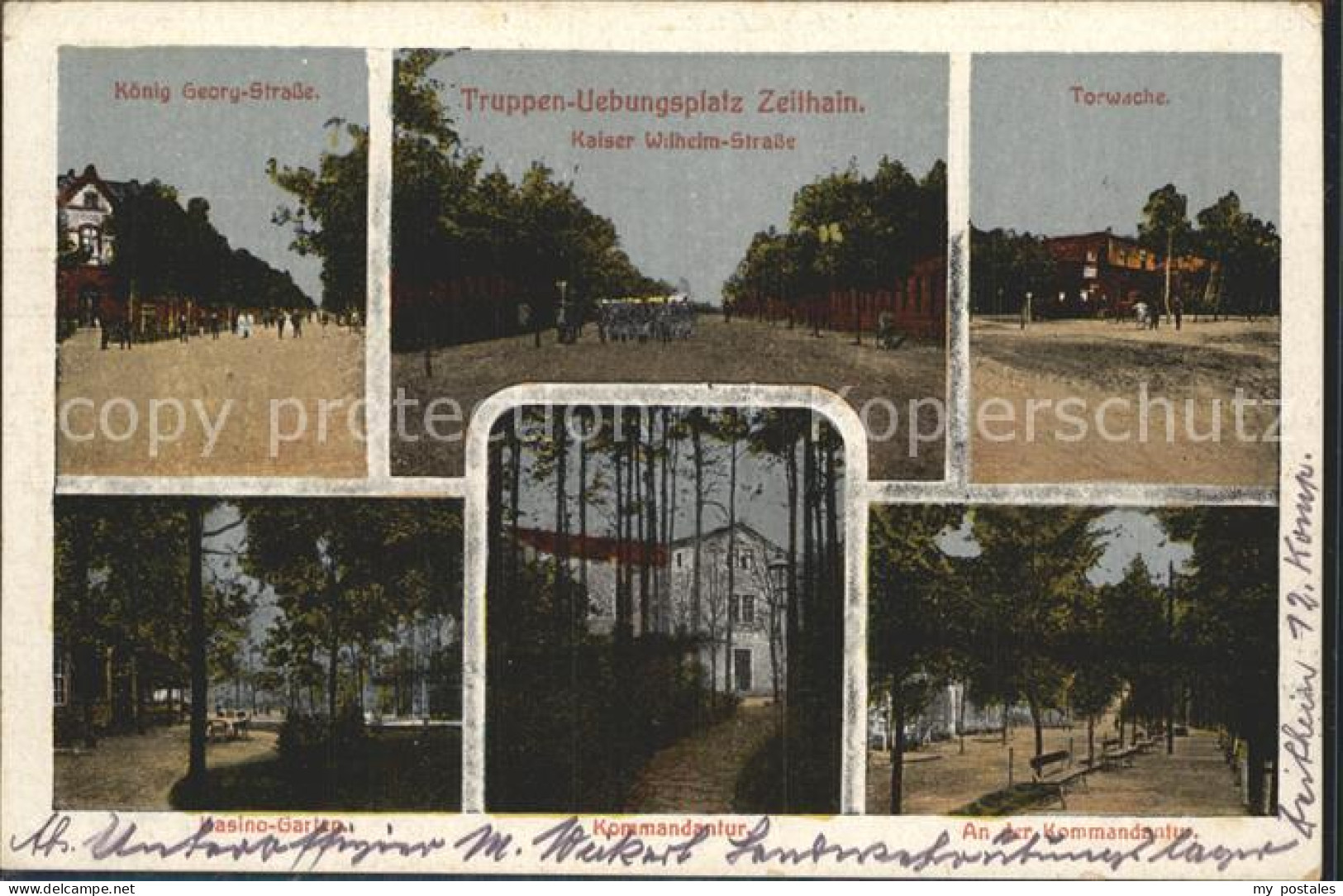42197158 Zeithain Truppen- Uebungsplatz Kasino- Garten Kommandantur Koenig Georg - Zeithain