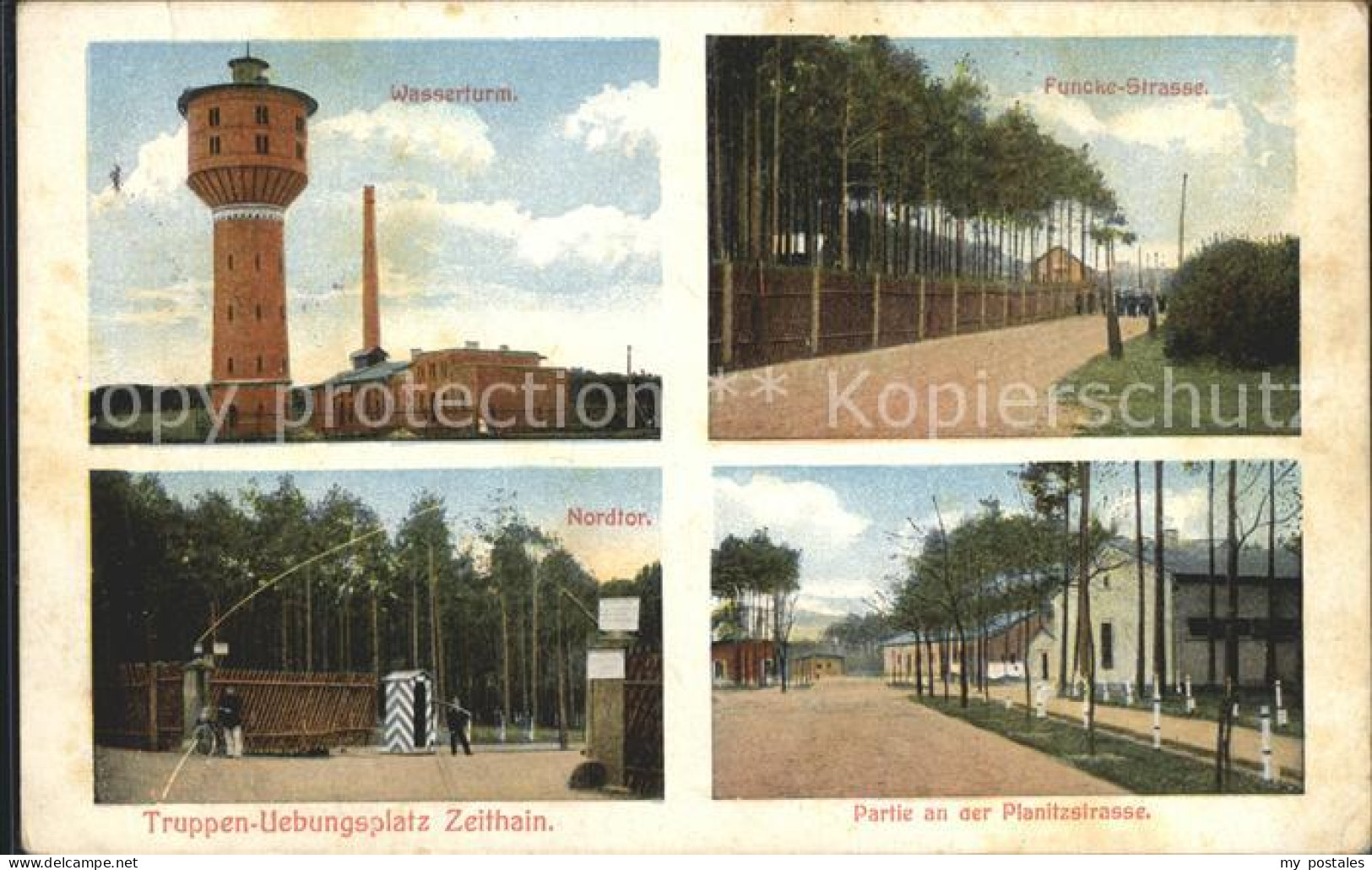 42197150 Zeithain Truppen- Uebungsplatz Wasserturm Funcke- Strasse Nordtor Zeith - Zeithain